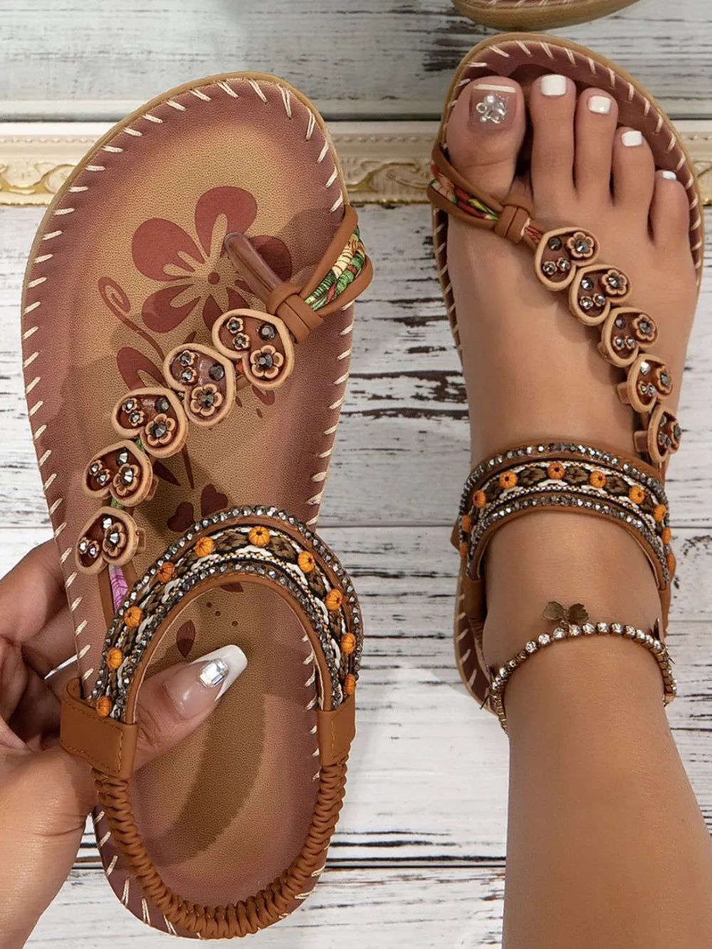 summer fashion beach flat sandals