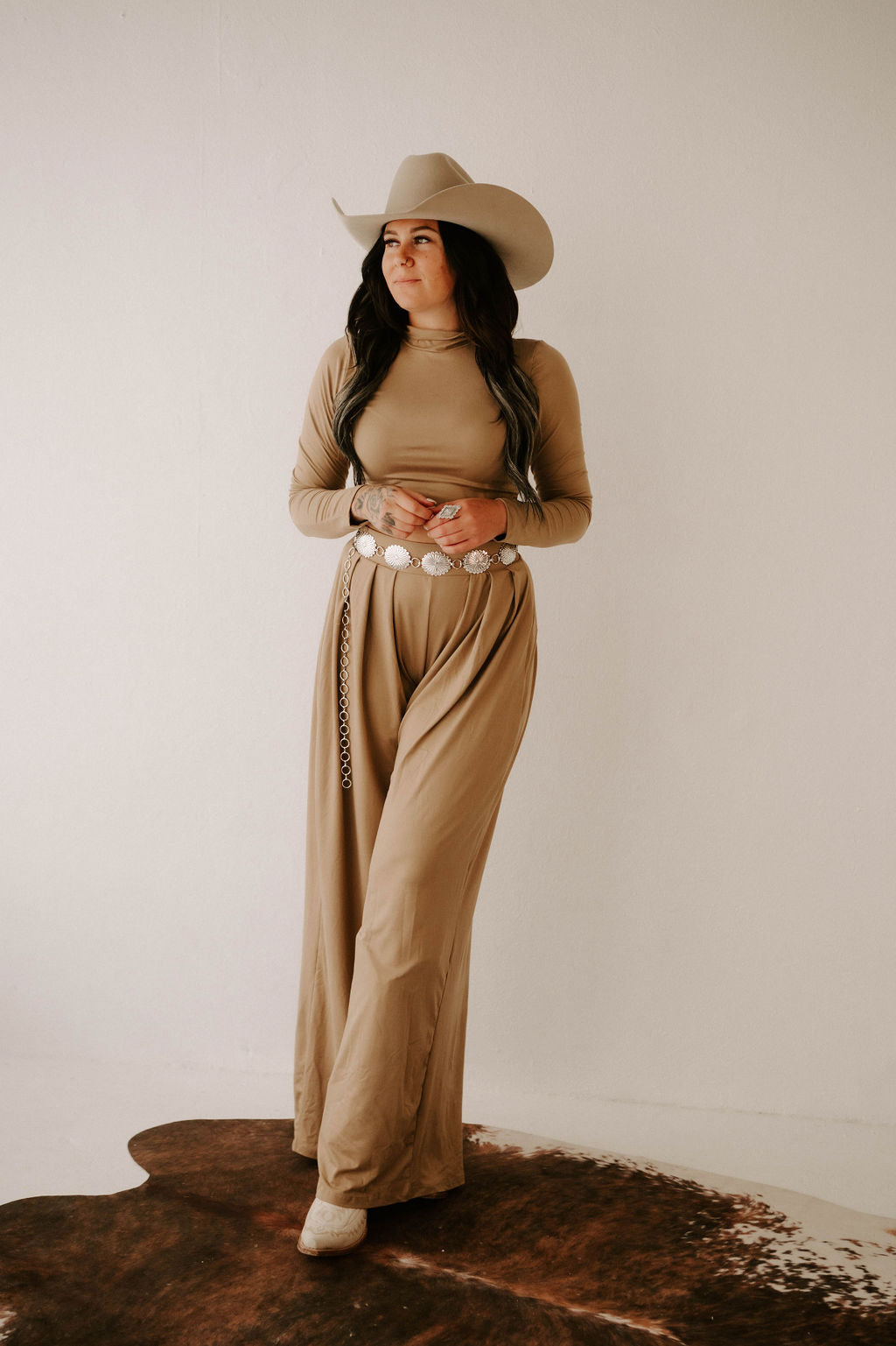 Catalina's Taupe Pant Set