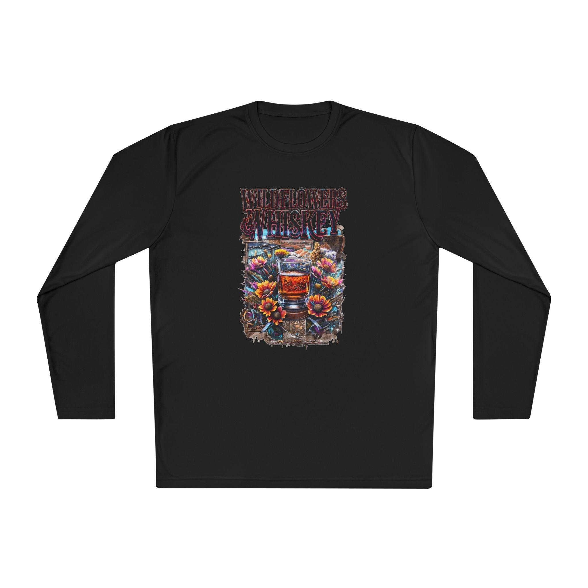 Wildflowers and Whiskey Lightweight Long Sleeve Tee