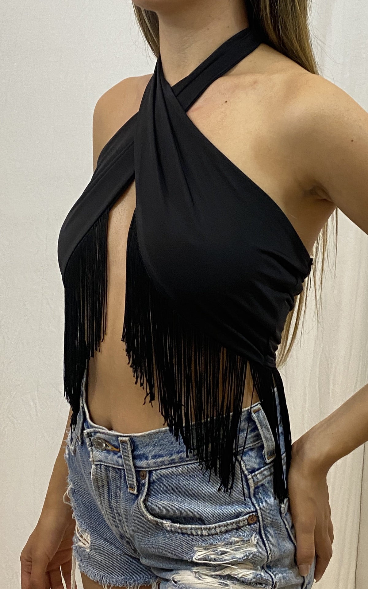 Cheyenne's Fringe Halter Top