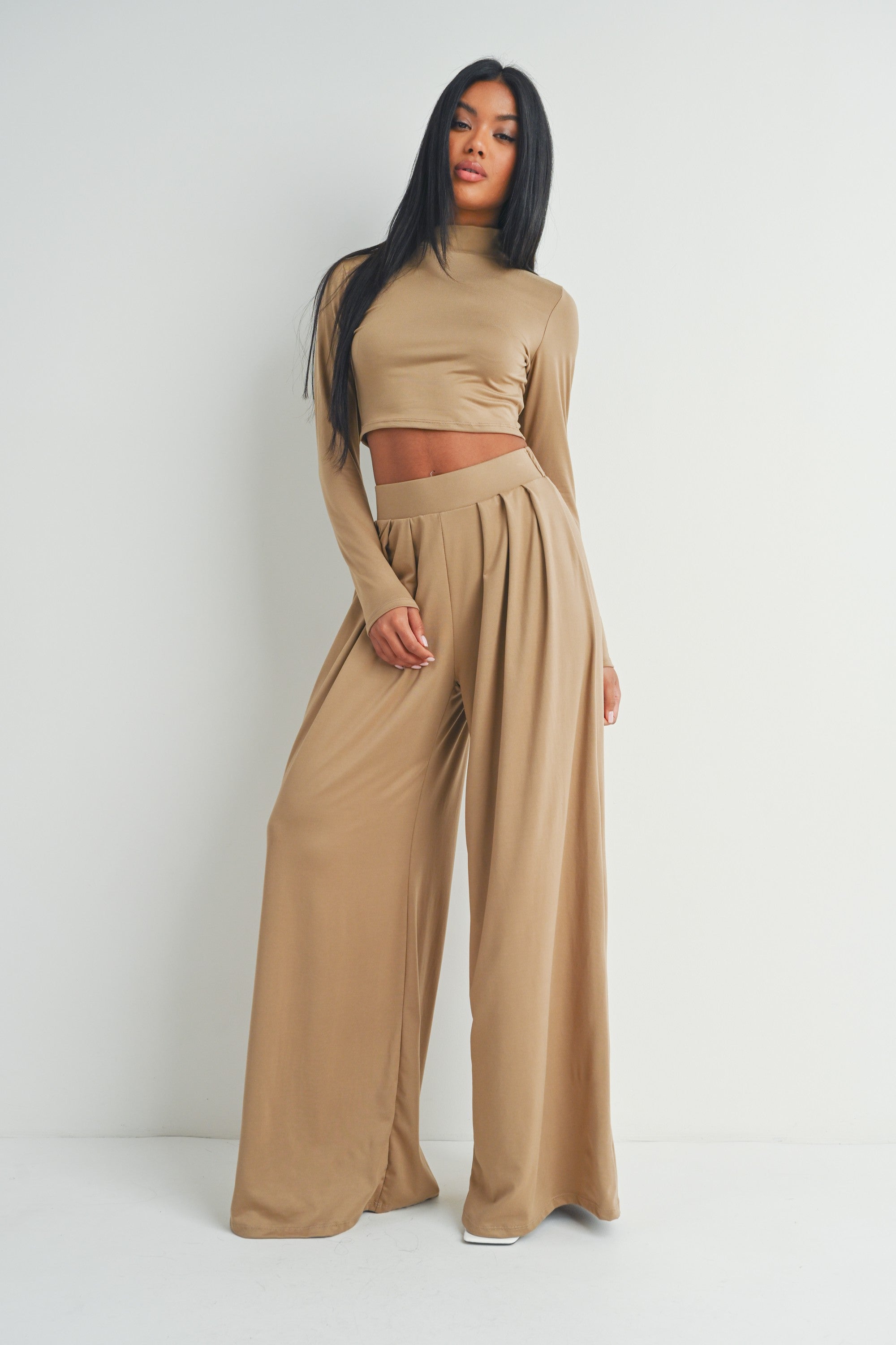 Catalina's Taupe Pant Set