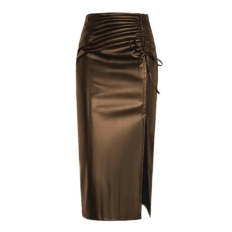 Split hip skirt