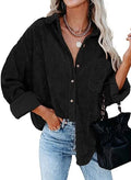 Corduroy Country Chic Shirt – Stylish Single-Breasted Cowgirl Shirt