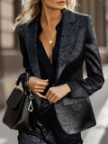 Lapel Collar Slim Fit Blazer