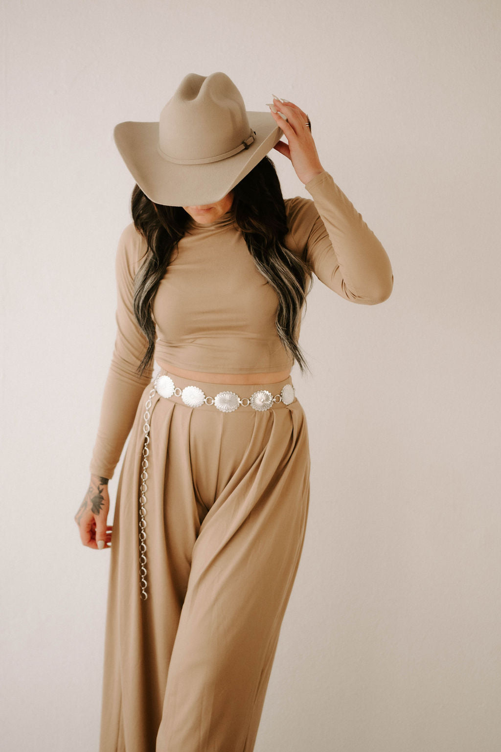 Catalina's Taupe Pant Set