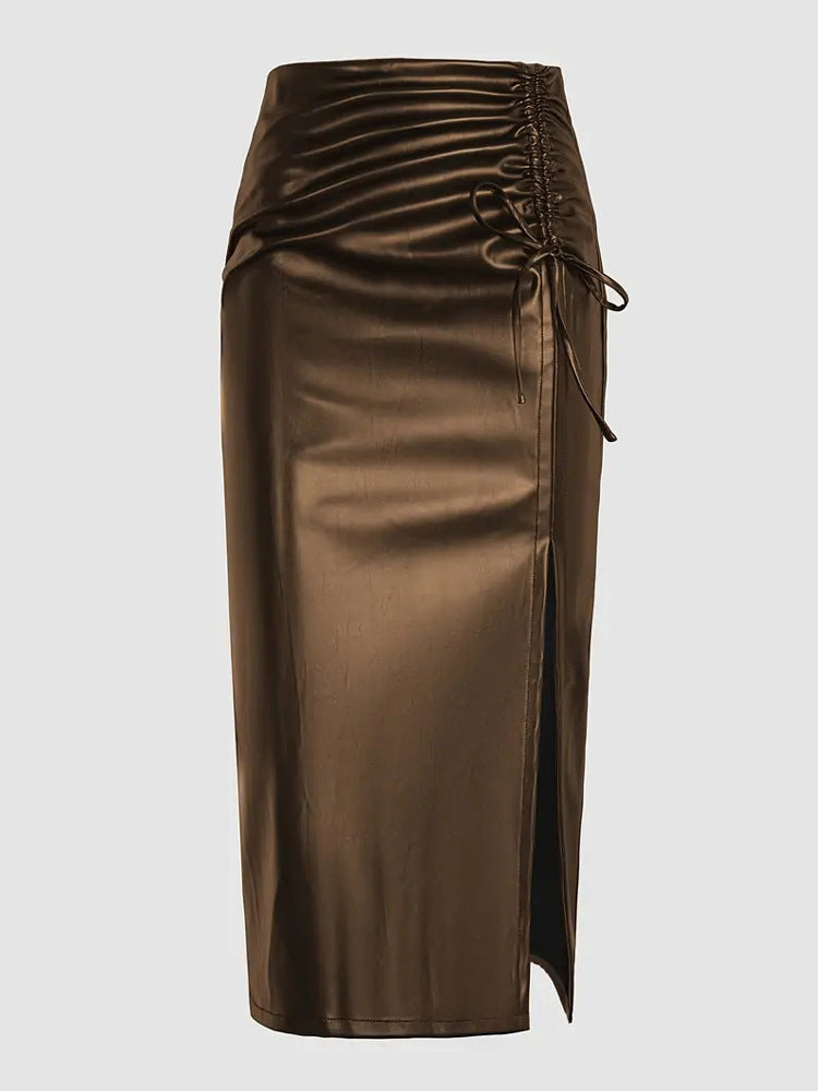 Split hip skirt