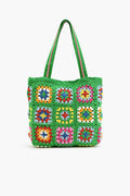 Rooted Radiance Crochet Tote