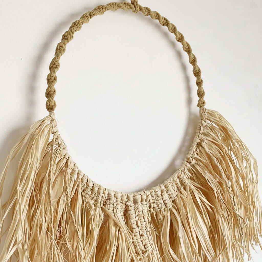 Boho Macrame Wall Hanging Rustic Cotton Tapestry Home Decor