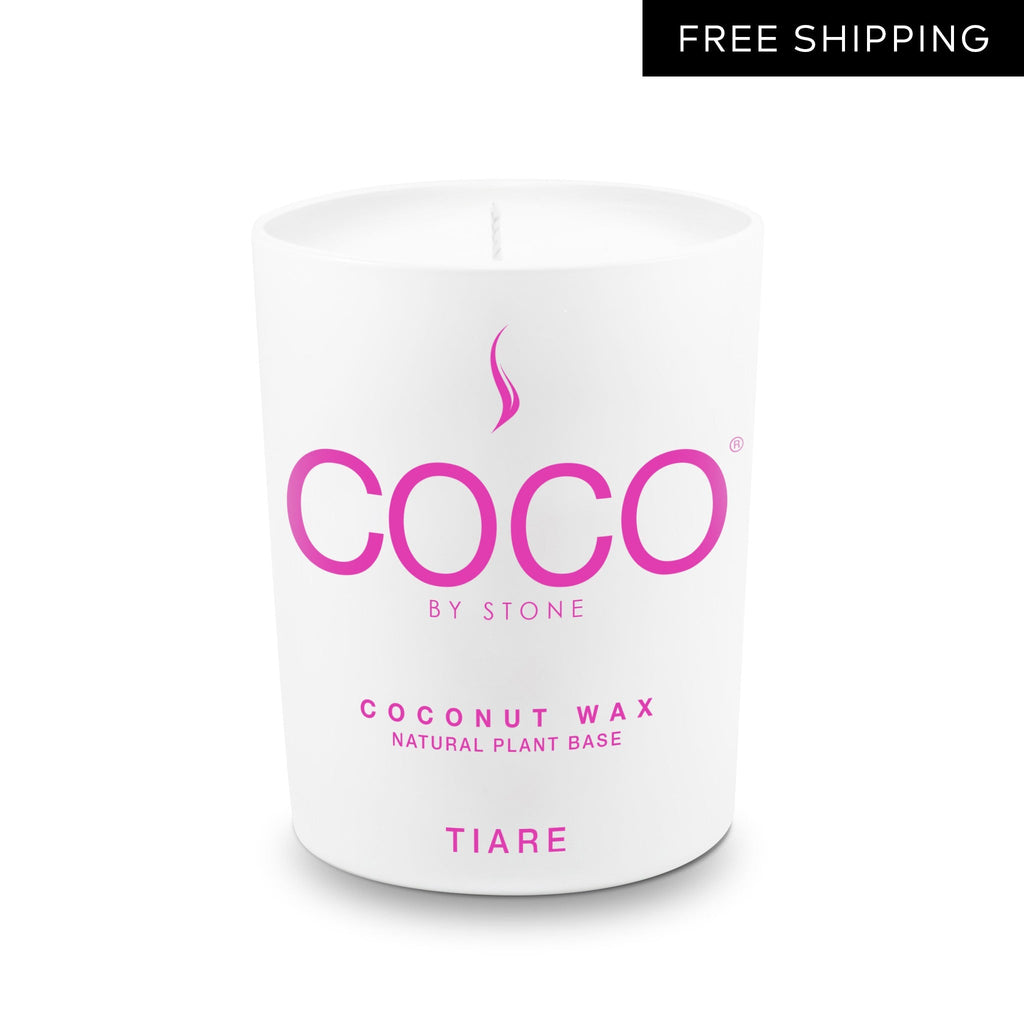 Tiare Natural Coconut Apricot Wax Candle