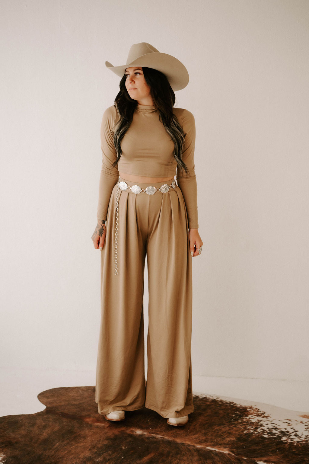 Catalina's Taupe Pant Set