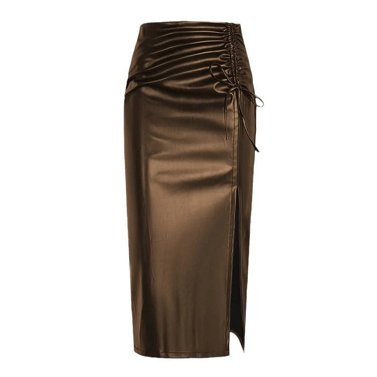 Split hip skirt