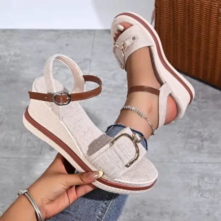 Open Toe Wedge Sandals