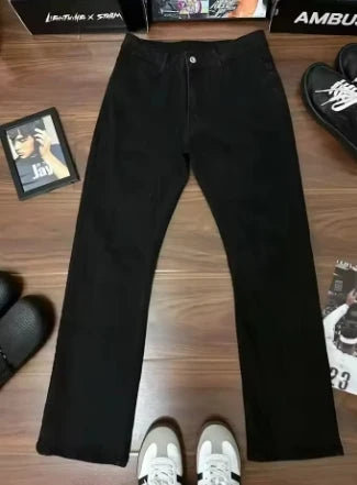 Hip Hop Shine Diamonds Denim Pants Retro Cargo Baggy Jeans Womens Jeans Rock Low Waist Wide Leg Trousers Harajuku Y2K Clothes