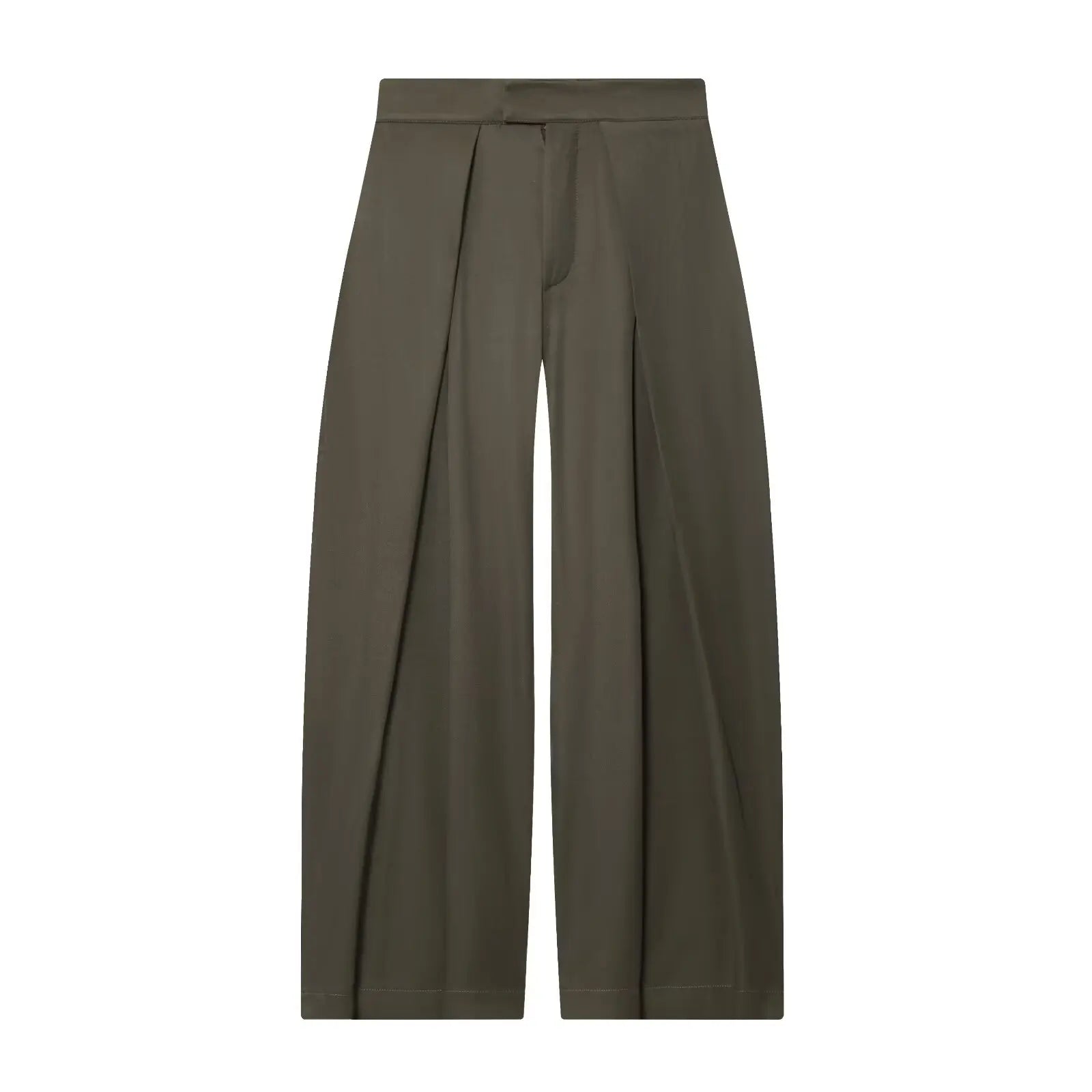 Women Mid Waist Pants Set Two Piece Casual Flowing Belted Jacket Front Pleat Trousers 2 Piece Set Women Outfit