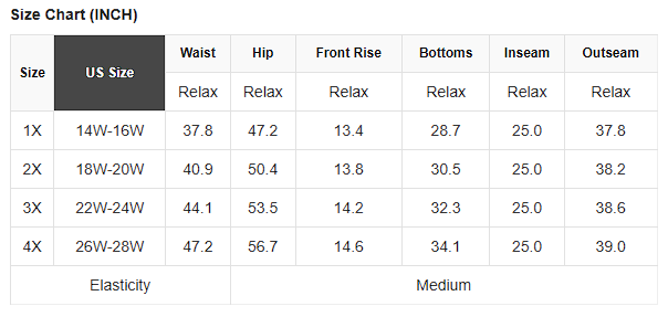 Plus Size Floral Ankle Length Loose Jeans