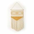 Tufted Tassel Wall Hanging – Boho Hand-Woven Tapestry Decor