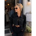 Women's Vintage Distressed Denim  | Washed Jacket